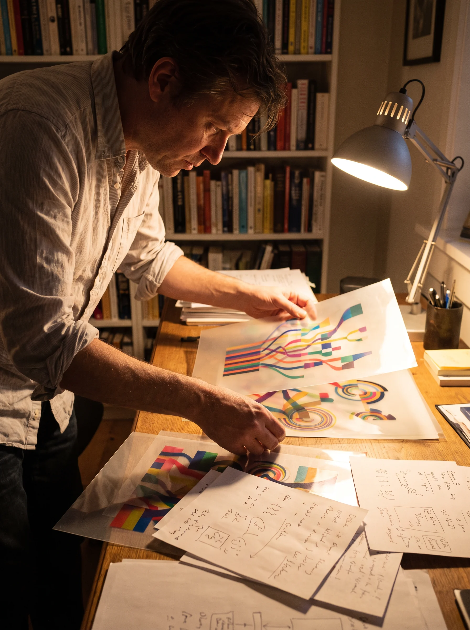 PPC specialist comparing abstract campaign visualisations